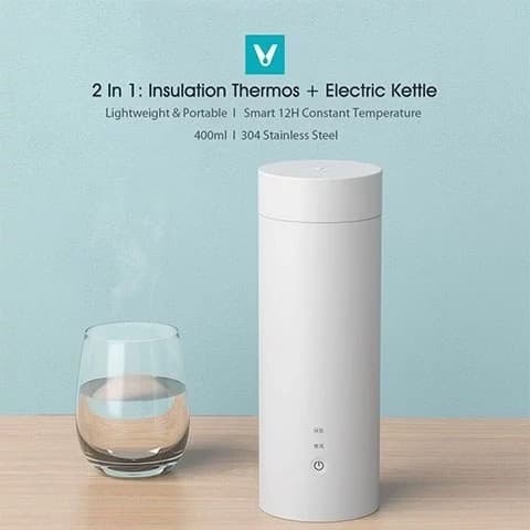 فلاسک برقی هوشمند شیائومی ویومی Xioami Viomi thermos Travel Electric Cup 400ml YM-K0401 — تصویر ۷