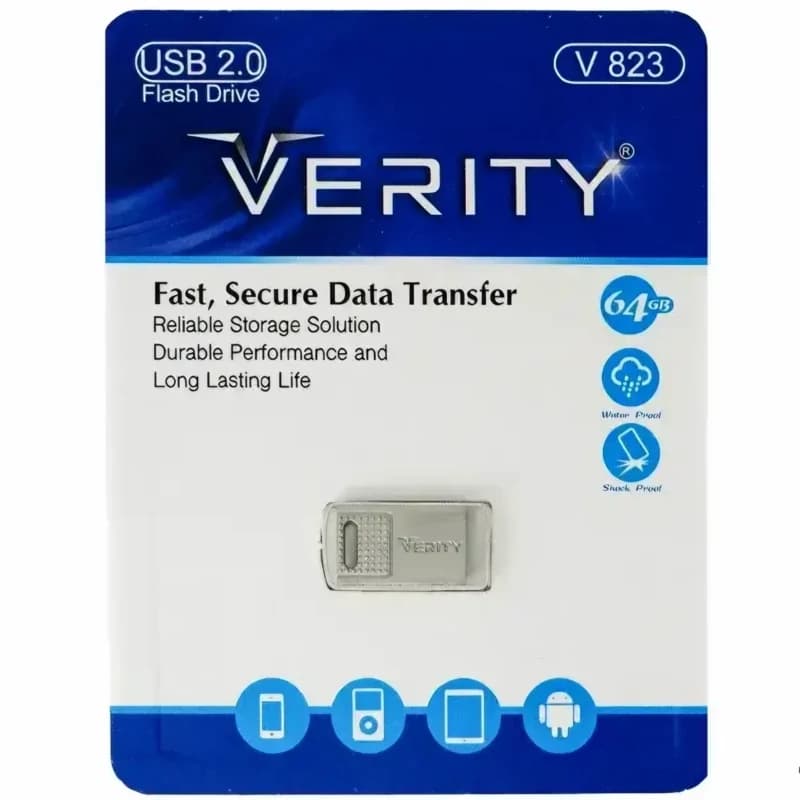 فلش مموری وریتی مدل V823 حافظه 64 گیگابایت 2.0 Verity V823 64GB USB 2.0 Flash Drive — تصویر ۴