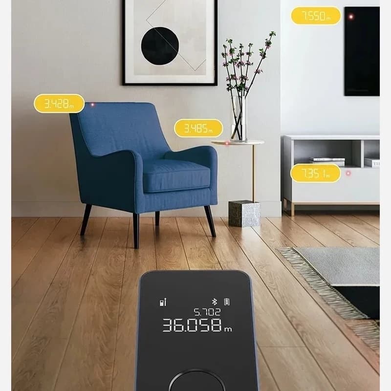 متر لیزری هوتو شیائومی HOTO Plus H-D40 Smart Laser Tape Measure — تصویر ۹
