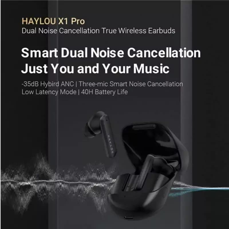 هنذفری بی سیم ایرپاد هایلو مدل HAYLOU X1 Pro با قابلیت نویز کنسلینگ — تصویر ۶