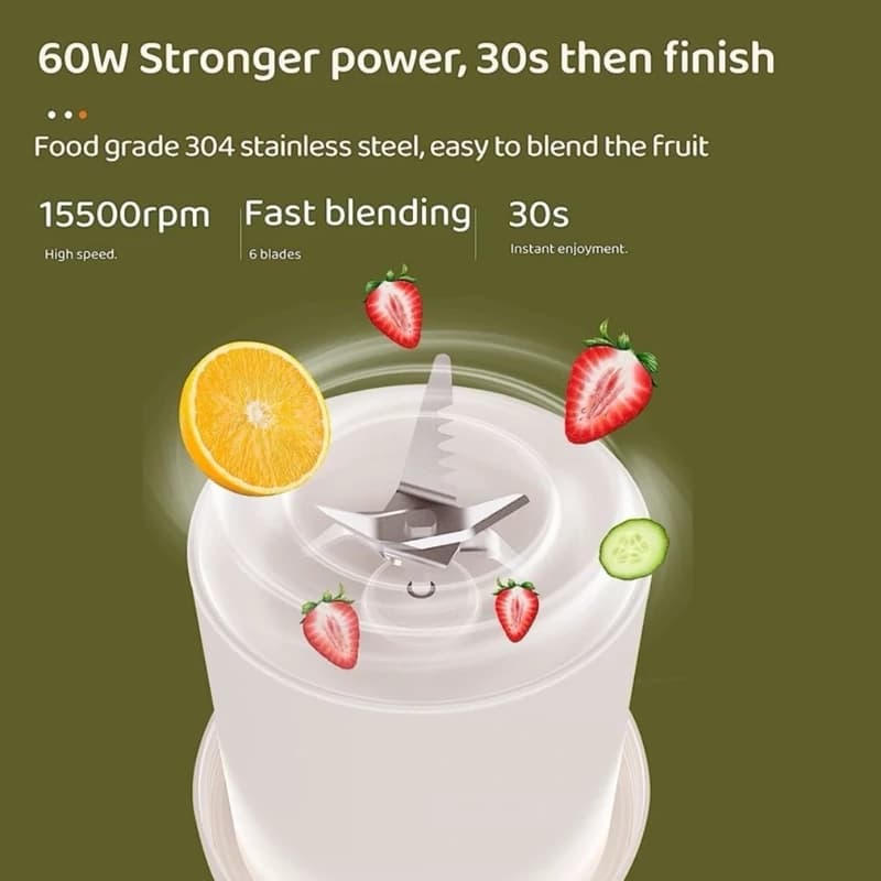 مخلوط کن شارژی شیائومی مدل FRESH JUICE F500 — تصویر ۶
