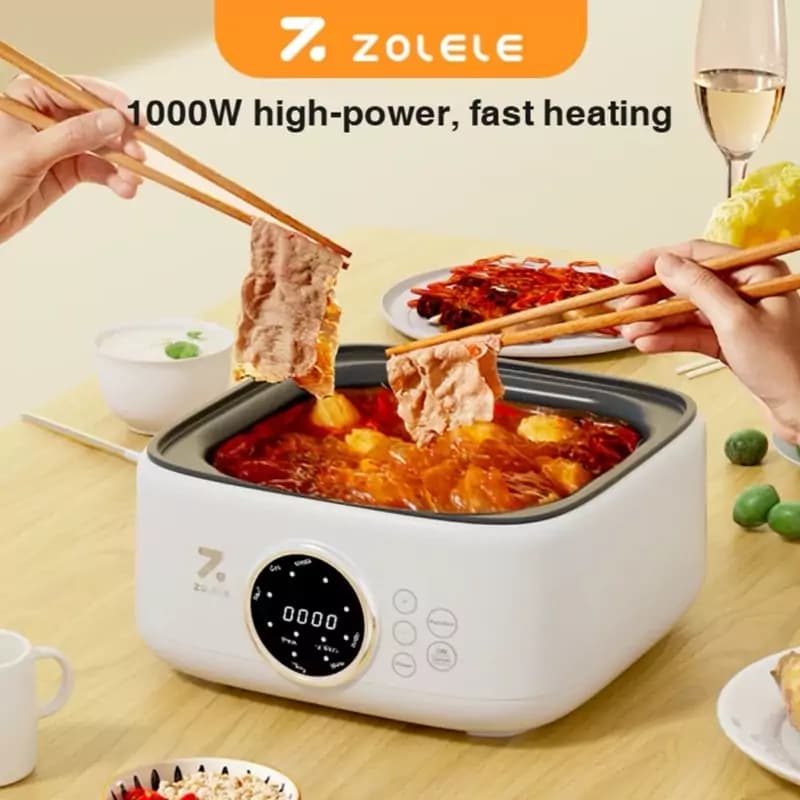 بخار پز چند کاره 9.3 لیتری شیائومی مدل ZOLELE ES931 Multi-Function Steamer — تصویر ۹
