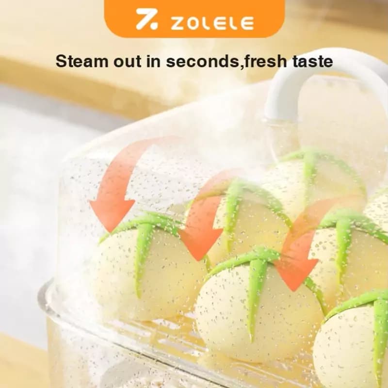 بخار پز چند کاره 9.3 لیتری شیائومی مدل ZOLELE ES931 Multi-Function Steamer — تصویر ۷