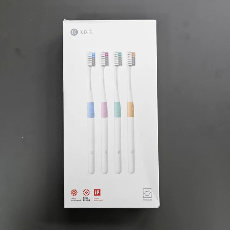 بسته 4 عددی مسواک شیائومی میجیا Xiaomi Dr.BEI Bass Toothbrush — تصویر ۳