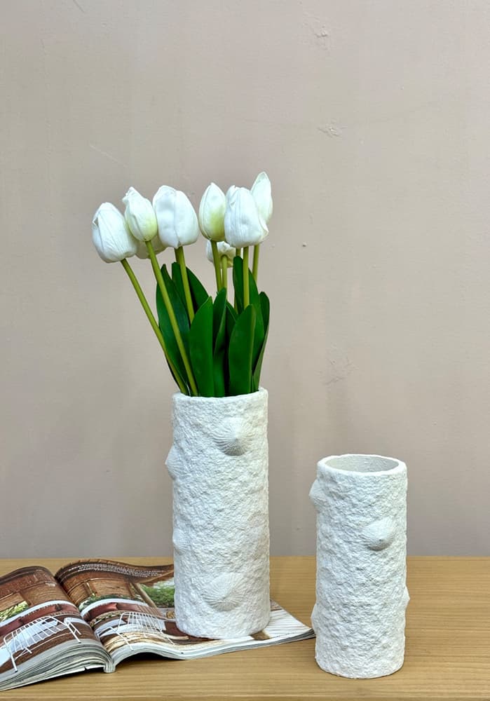 گلدان پتینه استوانه ای طرح کهکشانی