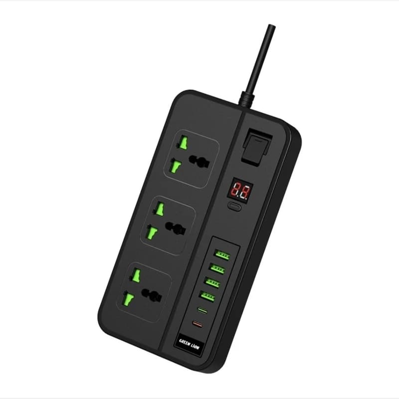 چند راهی برق گرین لاین مدل GS-150 Power Socket 3000W — تصویر ۵