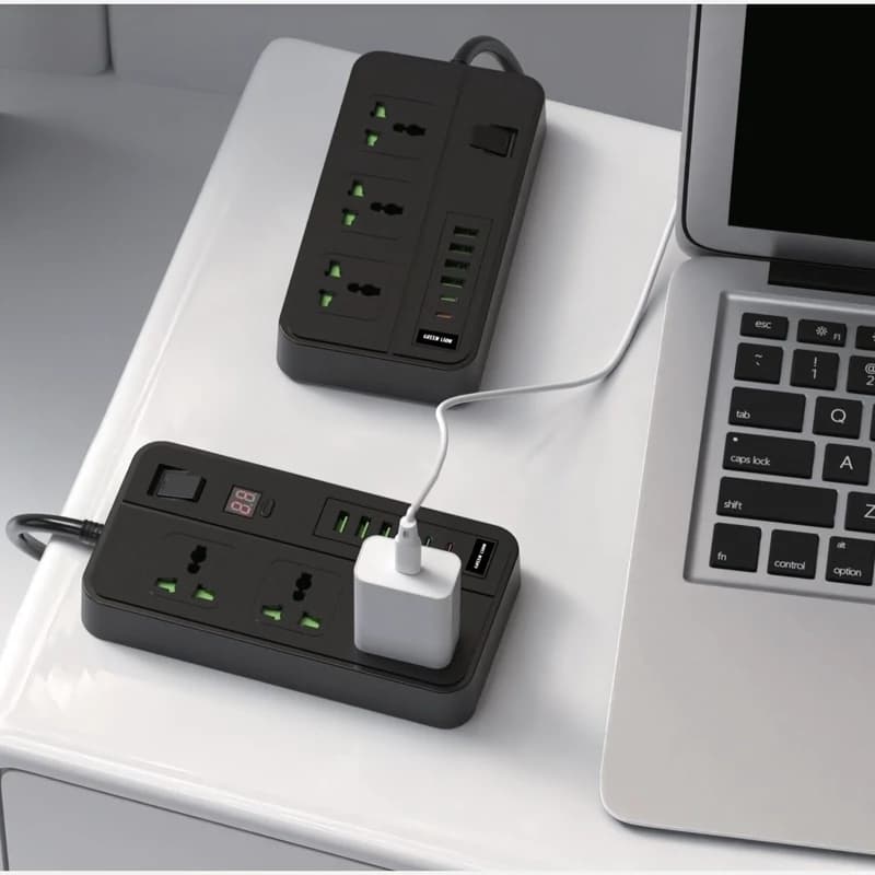 چند راهی برق گرین لاین مدل GS-150 Power Socket 3000W — تصویر ۴