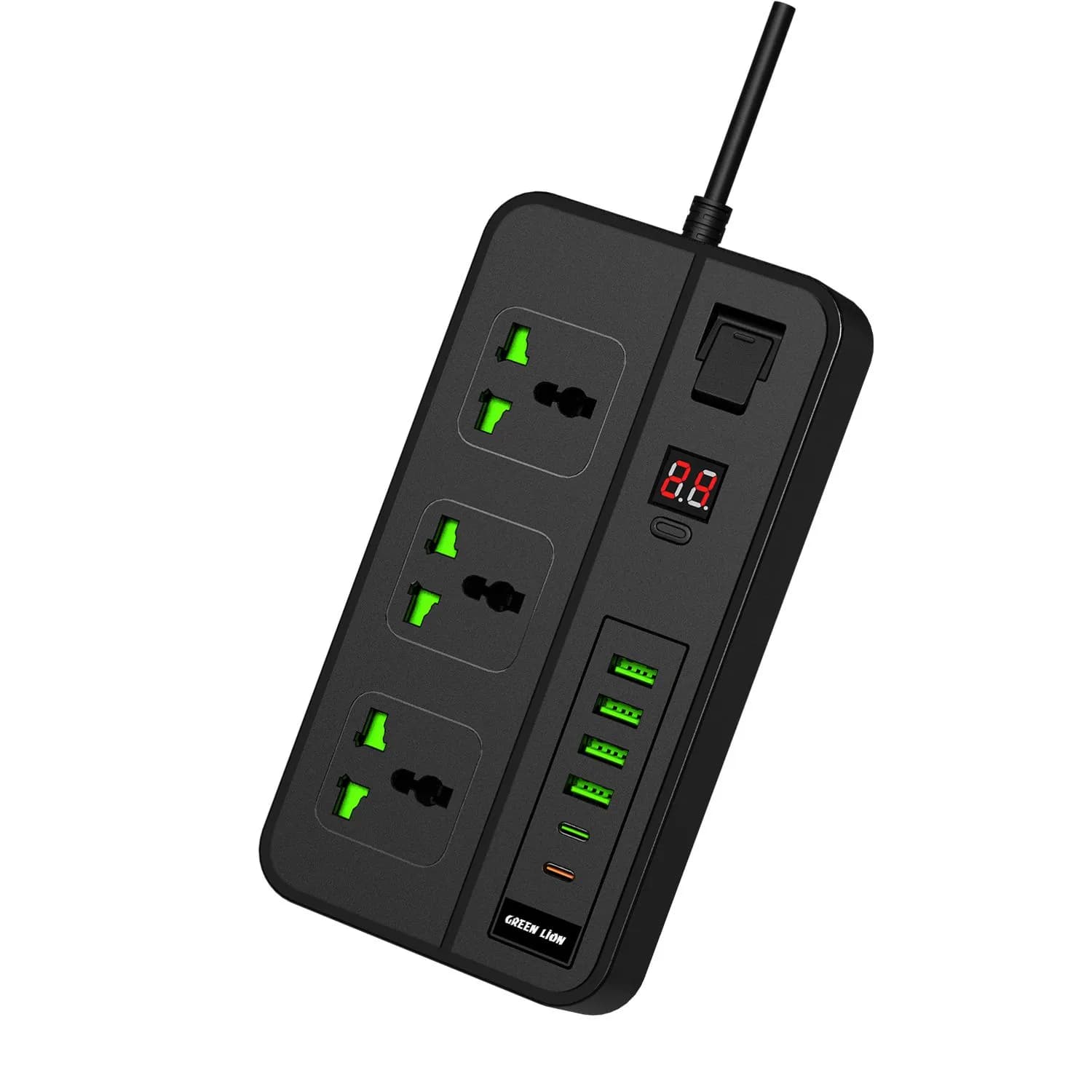 چند راهی برق گرین لاین مدل GS-150 Power Socket 3000W — تصویر ۶