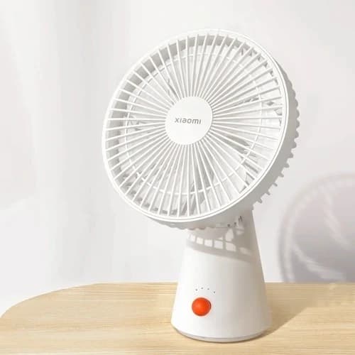 پنکه شارژی رومیزی شیائومی مدل Xiaomi Rechargeable Mini Fan ZMYDDFS01DM (ارسال رایگان) — تصویر ۴