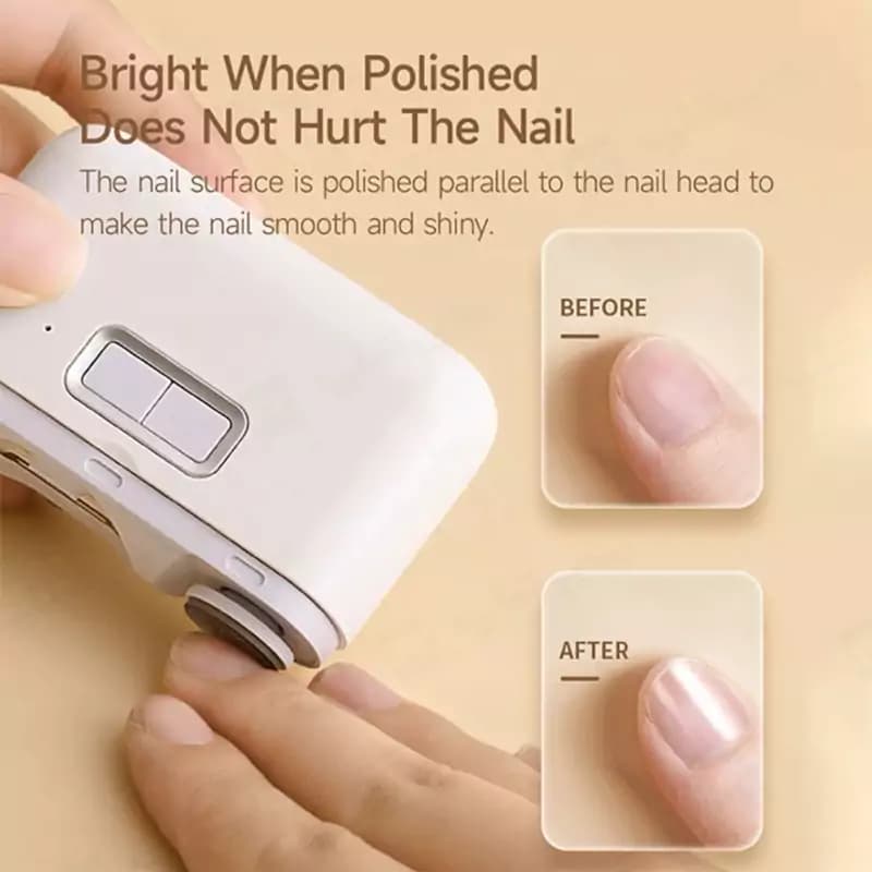 ناخن گیر و سوهان ناخن برقی چراغدار شیائومی Xiaomi SHOWLON Electric Nail Clipper LQ-DDZJD01 — تصویر ۸