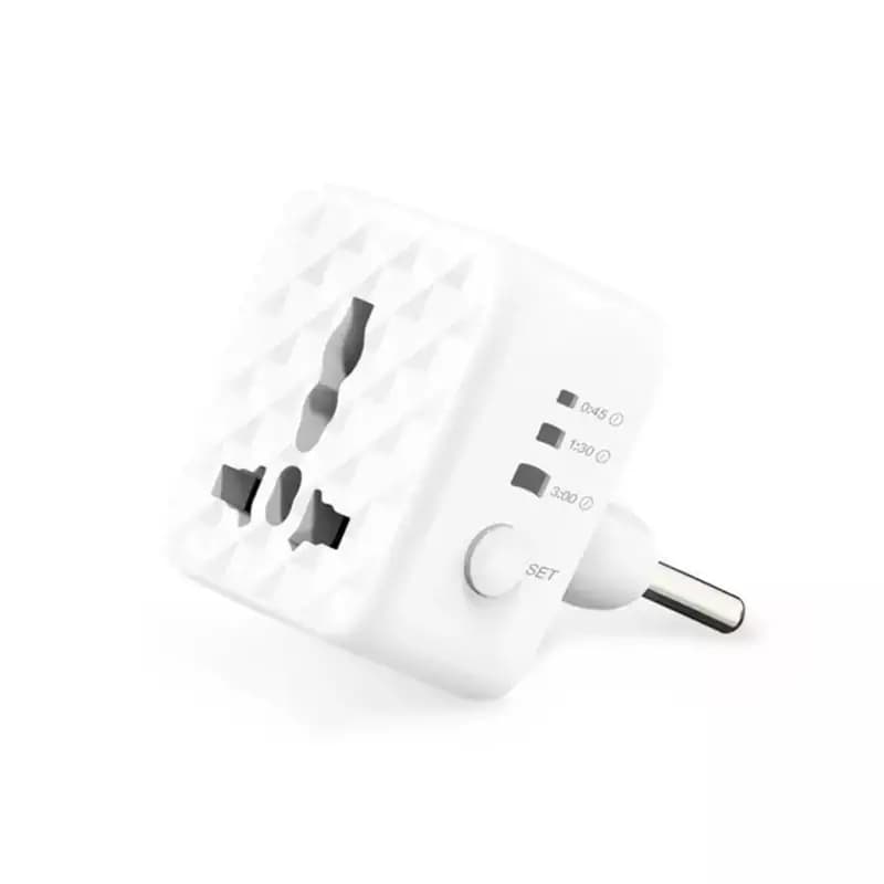 تبدیل برق جهانی 3 به 2 تایمردار گرین لاین Green Lion Universal Conversion Plug With Timer Function