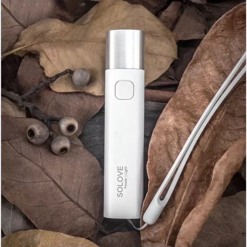 پاور بانک 3000 و چراغ قوه شیائومی Xiaomi SOLOVE X3S Flashlight Power Bank — تصویر ۷