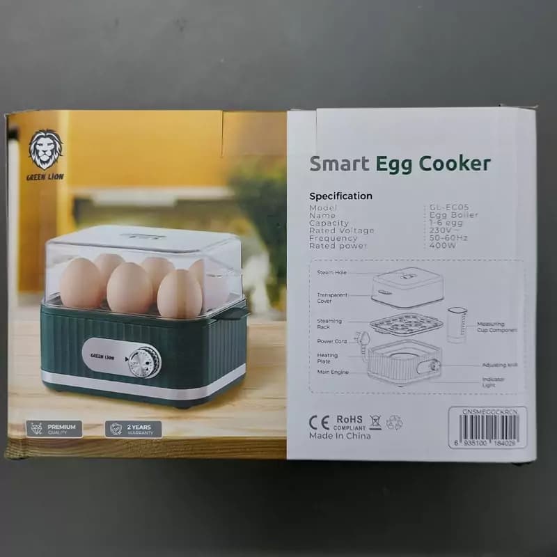 تخم مرغ پز هوشمند گرین لاین Smart Egg Cooker Green Lion — تصویر ۸