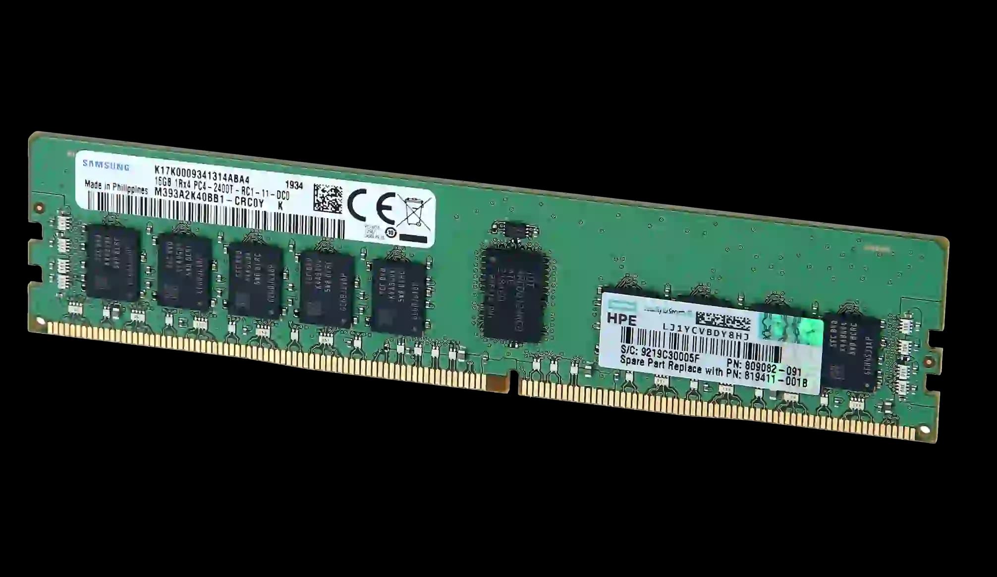 رم سرور اچ‌پی ۳۲ گیگابایت DDR4 ۲۴۰۰MHz با قابلیت ECC — تصویر ۴
