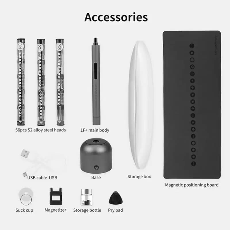 پیچ گوشتی شارژی مهندسی شیائومی مدل Xiaomi CP0001 wowstick 1Fplus screwdriver — تصویر ۴