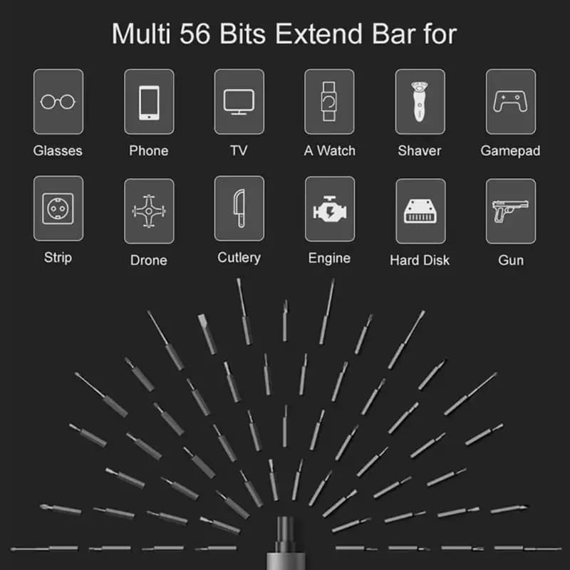 پیچ گوشتی شارژی مهندسی شیائومی مدل Xiaomi CP0001 wowstick 1Fplus screwdriver — تصویر ۵
