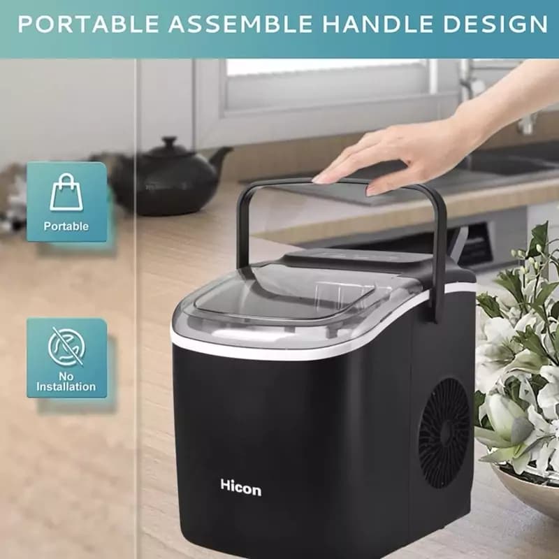 یخ ساز قابل حمل شیائومی Hicon مدل 1.3 لیتری Hicon Portable Automatic Ice Maker HZB-16M — تصویر ۶