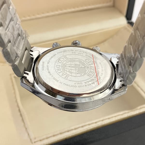 ساعت مچی عقربه ای مردانه سیتیزن مدل CMB03 سه موتوره فعال بند فلزی — تصویر ۶