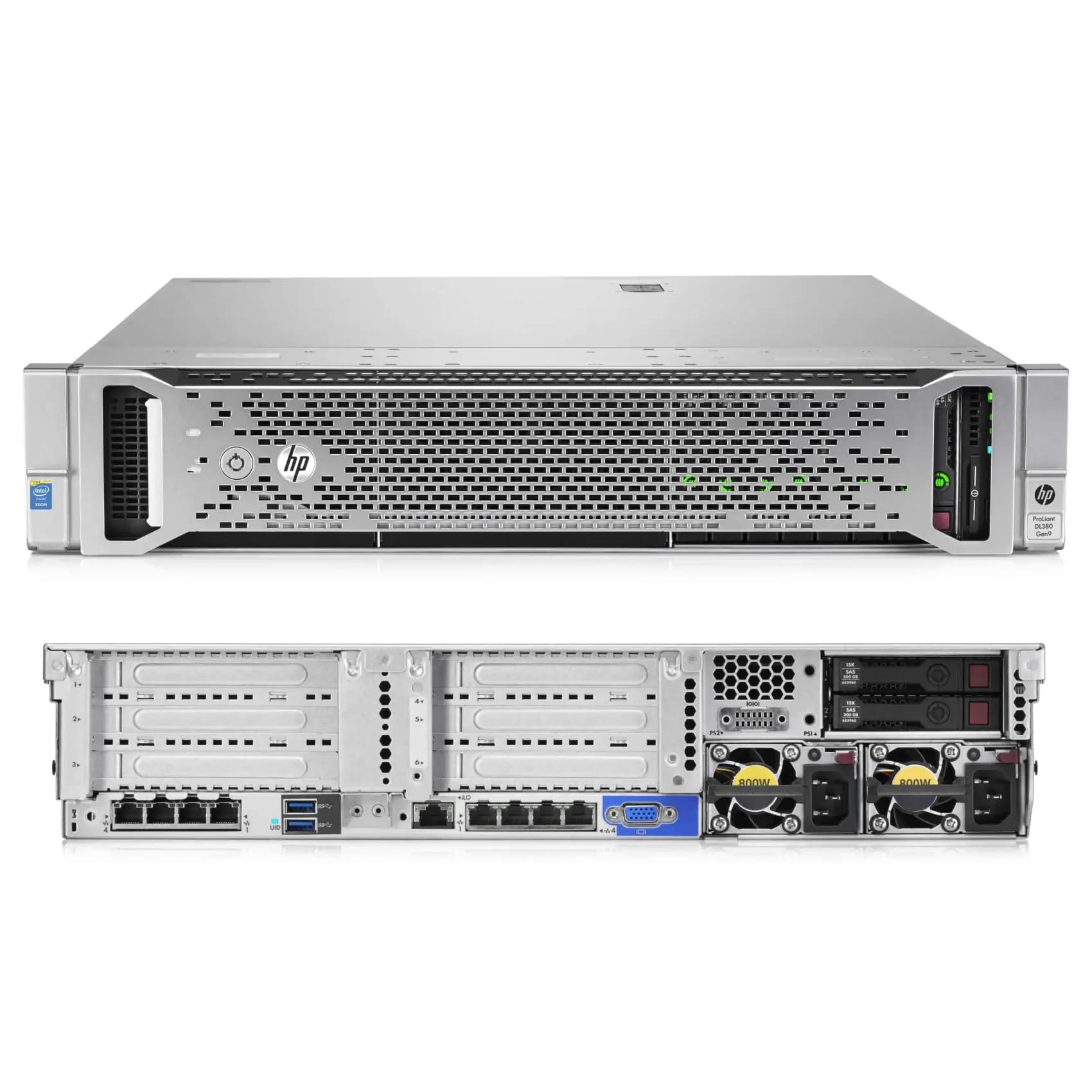سرور HP DL380 G9 با فرم فاکتور 8SFF — تصویر ۲