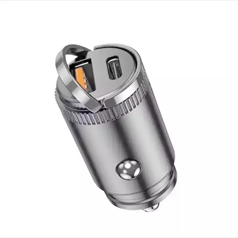 شارژر فندکی وریتی با گارانتی مدل V-CQ1123 48W به همراه کابل Type-C Verity V-CQ1123 48W CAR CHARGERE