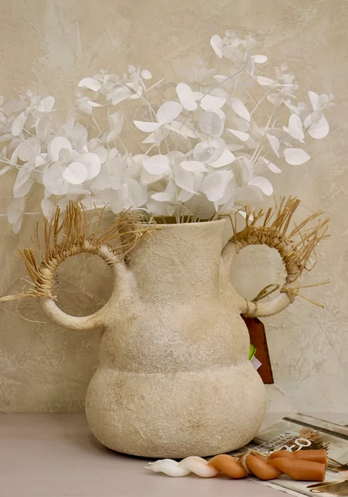 گلدان دو دسته پتینه