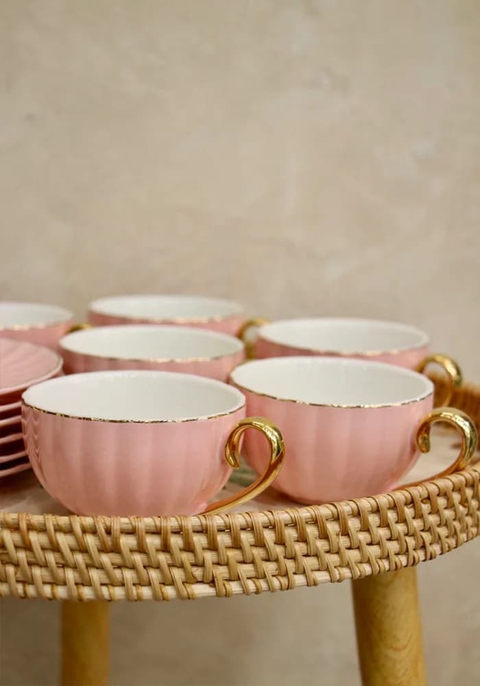 ست فنجان چای خوری سرامیکی