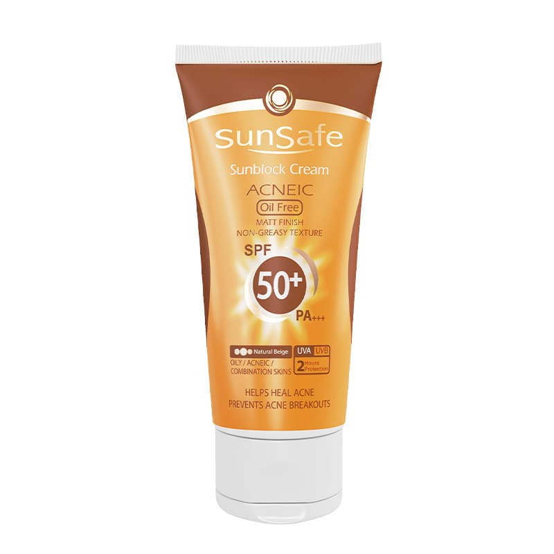 کرم ضد آفتاب سان سیف فاقد چربی 50 spf