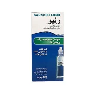 محلول شستشوی لنز رنیو مولتی پلاس (120 میلی لیتر)
