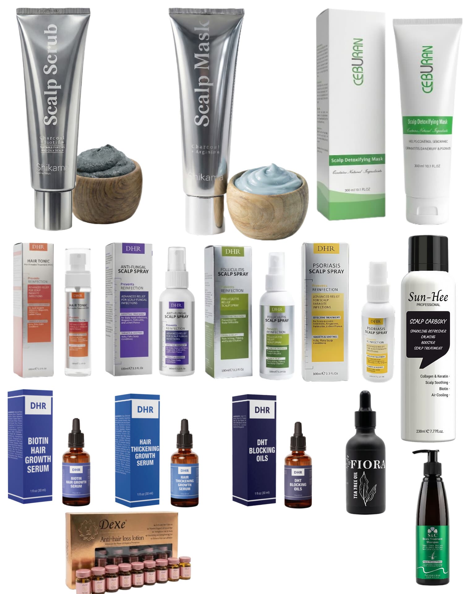 پکیج طلایی اسکالپ خشک و چرب (Advanced) + آموزش اسکراب اسکالپ
