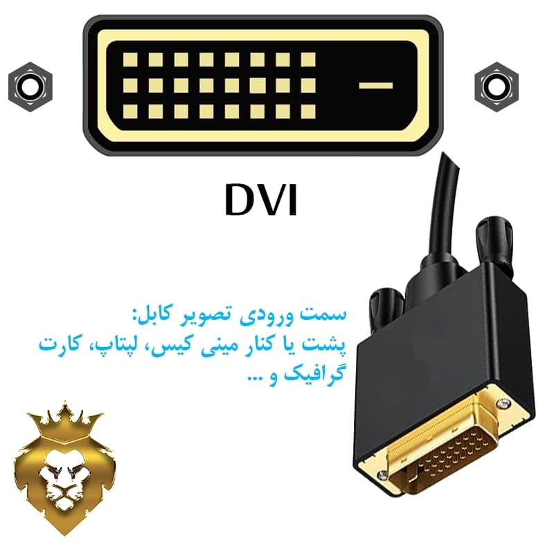 کابل تصویر DVI به DVI پی نت DVI To DVI P-net