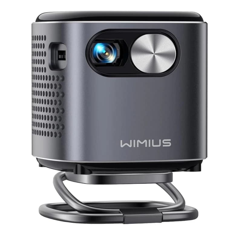 مینی پروژکتور جیبی WiMius Q2 Pro | شارژی، DLP، پشتیبانی Full HD، اندروید + وای‌فای و بلوتوث