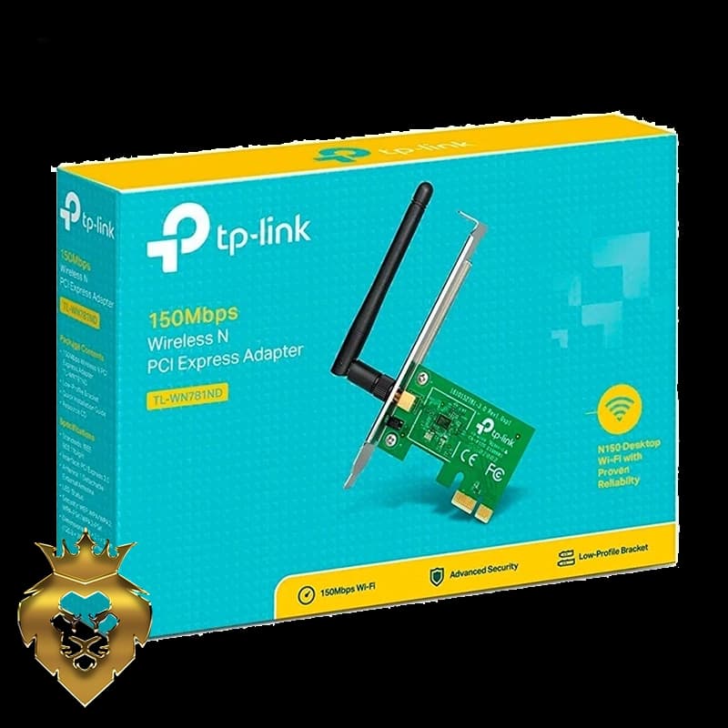 کارت شبکه وایرلس وایفای داخلی مخصوص مینی کیس TP-Link TL-WN781ND PCI-E Card