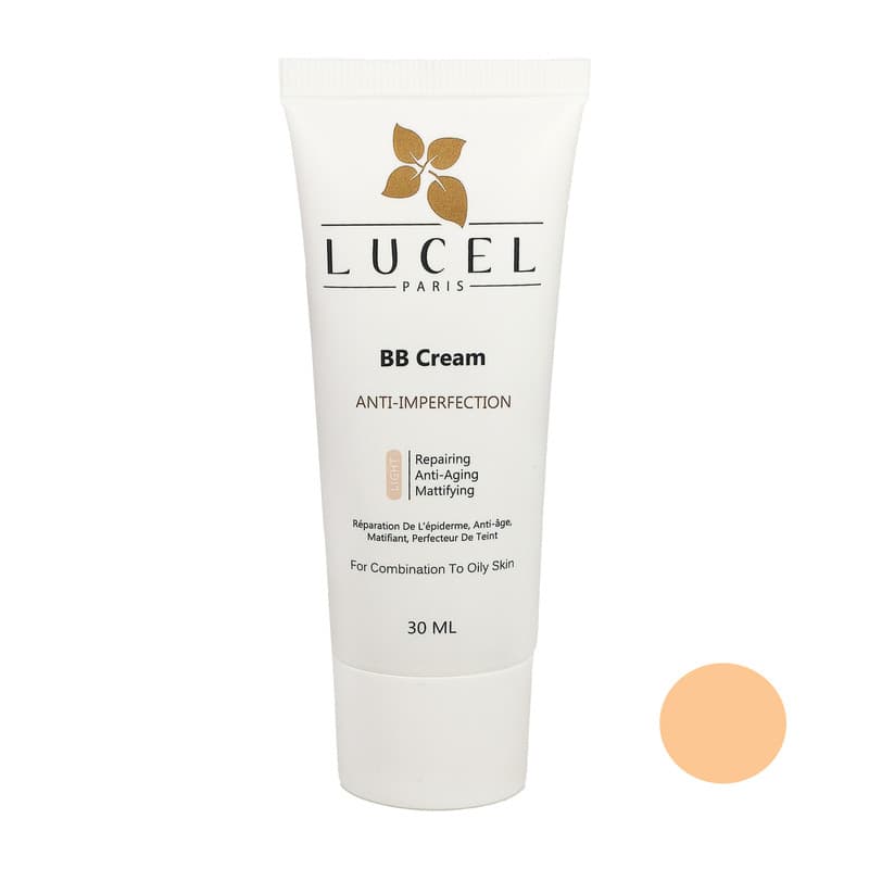 بی بی کرم مناسب پوست مستعد آکنه بژ طبیعی لوسل 30 میلی لیتر / Lucel BB Cream Anti Imperfection 30 ml