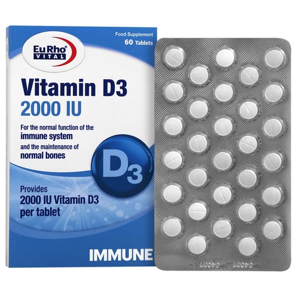 ویتامین د3 یوروویتال 2000 واحد / Eurho Vital Vitamin D3 2000 IU — تصویر ۲