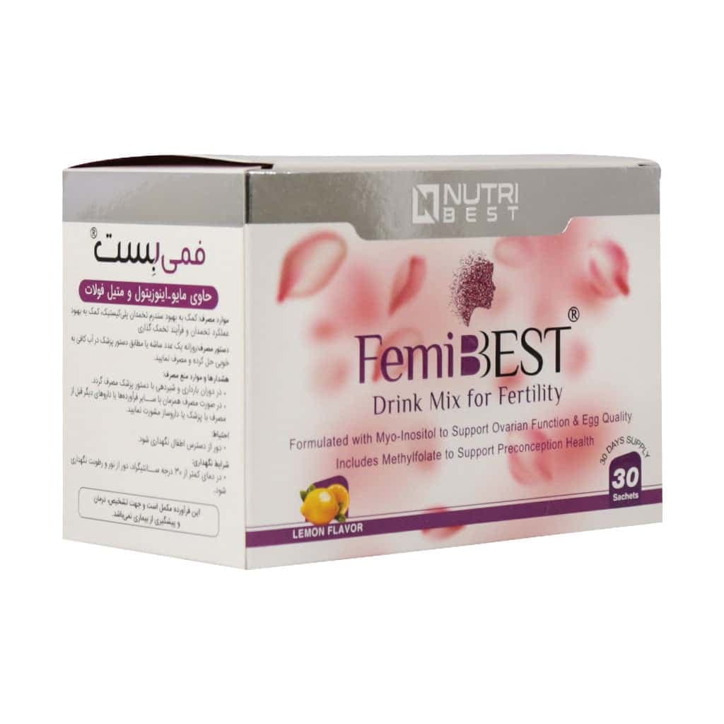 ساشه فمی بست نوتری بست 30 عدد / Nutri Best Femi Best 30 Sachets — تصویر ۳
