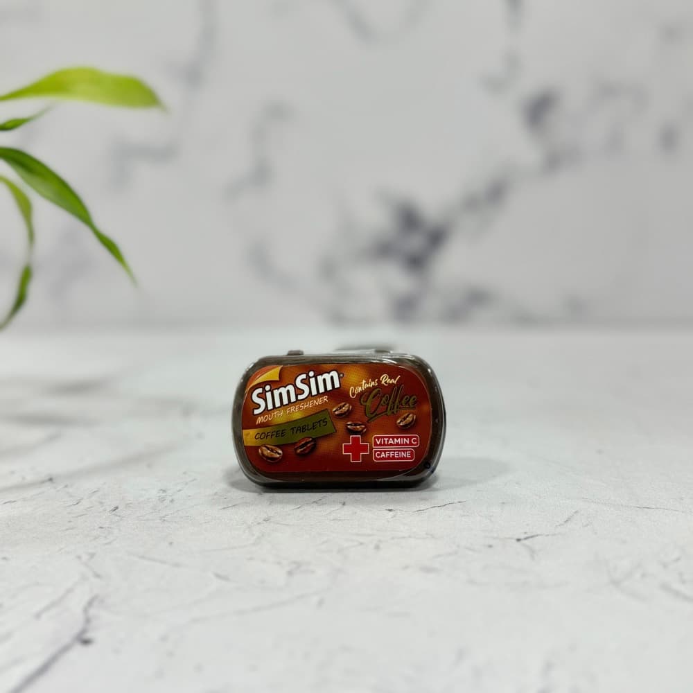 قرص خوشبو کننده دهان با طعم قهوه و کاپوچینو سیم سیم / mouth freshener coffee ( sim sim ) – LOZENGE