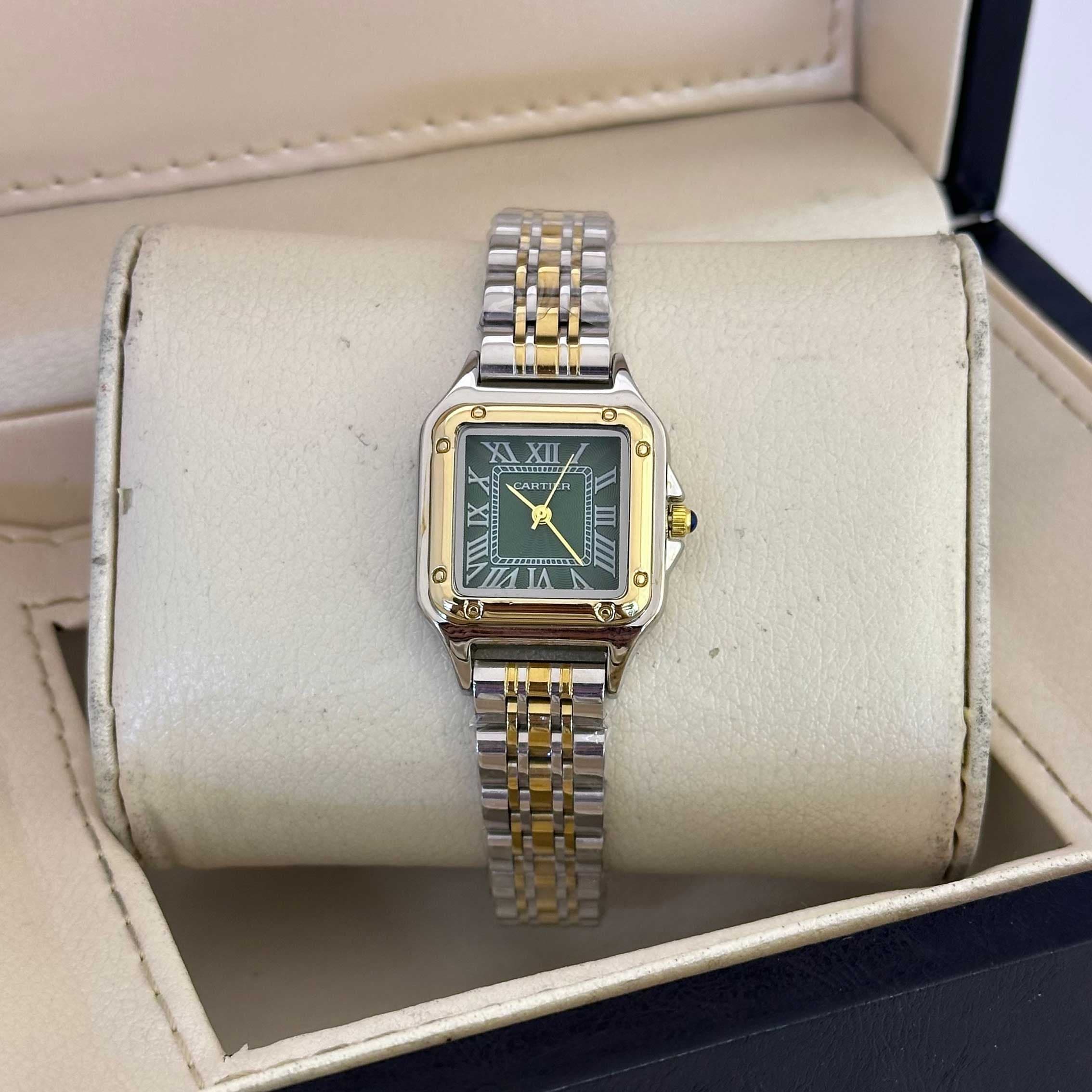ساعت مچی عقربهای زنانه کارتیر سانتوس مدل Cartier Santos — تصویر ۸