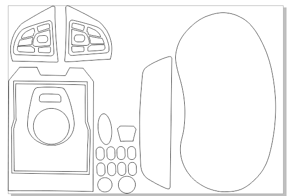 گلس کابین کی ام سی A5 | محافظ کنسول و نمایشگر خودرو KMC A5 — تصویر ۷