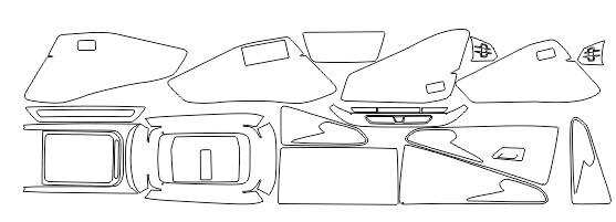گلس کابین فولکس واگن ID4 CROZZ | محافظ کنسول و نمایشگر خودرو Volkswagen ID4 CROZZ — تصویر ۶