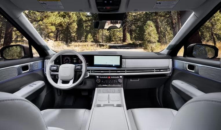 گلس کابین و نمایشگر خودرو هیوندای سانتافه 2026 | HYUNDAI SANTAFE — تصویر ۴
