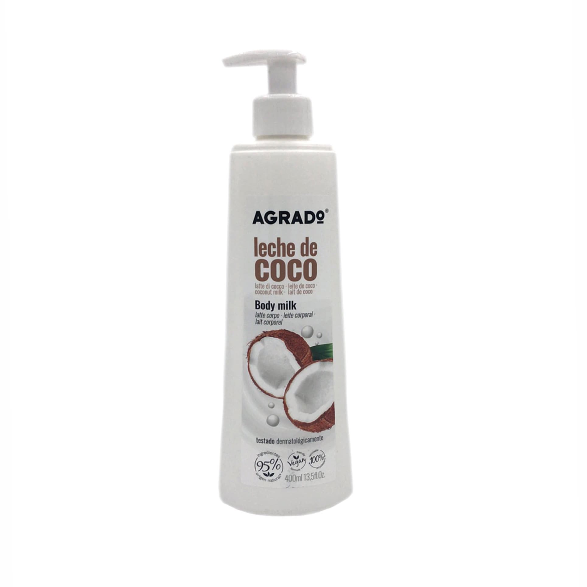 لوسیون بدن آگرادو مدل نارگیل حجم 400 ml
