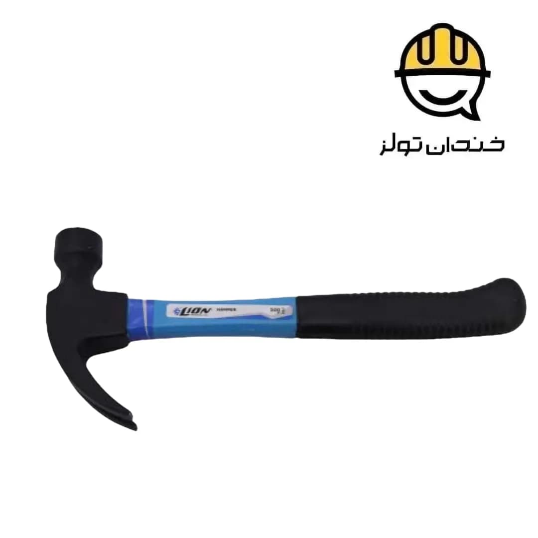 چکش دو شاخ میخ کش 500 گرمی لیون مدل F156 — تصویر ۲