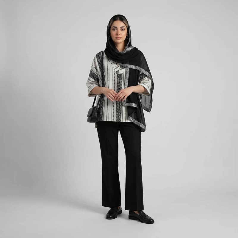 ست تونیک و شلوار زنانه مدل P-08