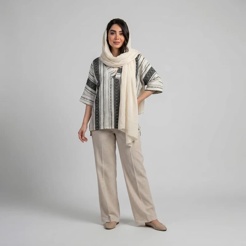 ست تونیک و شلوار زنانه مدل P-05