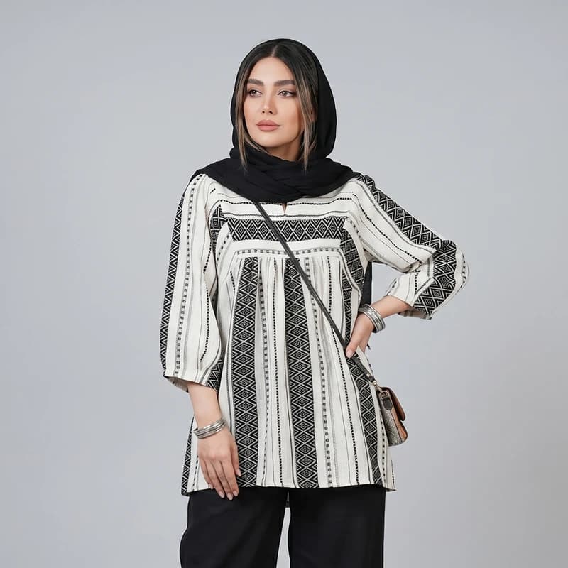تونیک آستین سه ربع زنانه مدل P-02