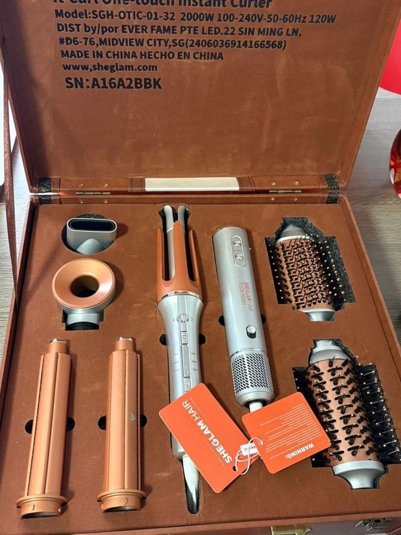 پک سشوار چندکاره شیگلم مدل Dyson Design ۲۰۰۰ وات همراه با کرلی — تصویر ۵