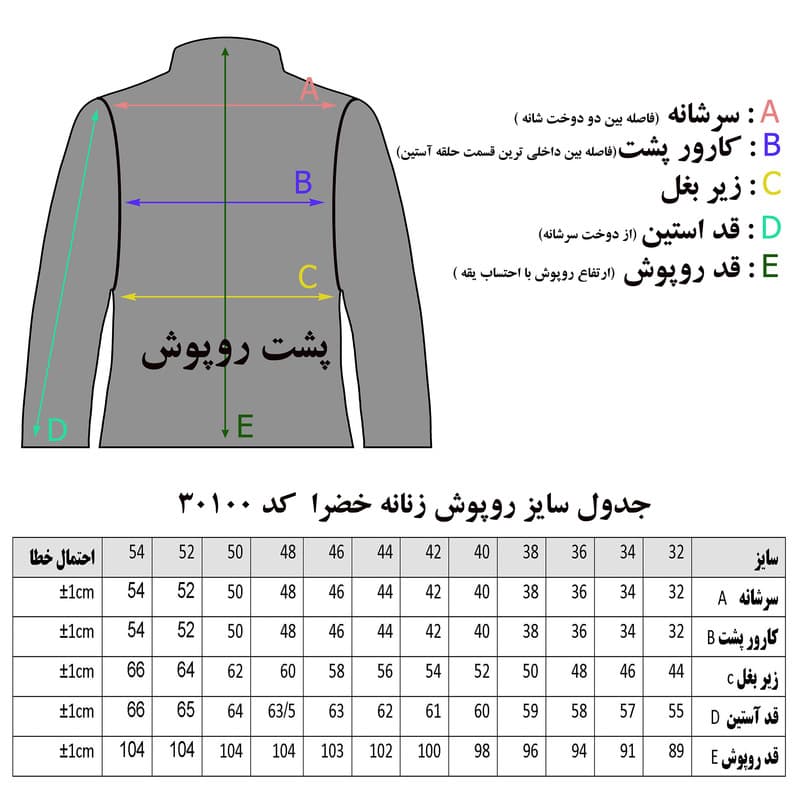 روپوش پرستاری زنانه خضراء (ترگال) — تصویر ۳