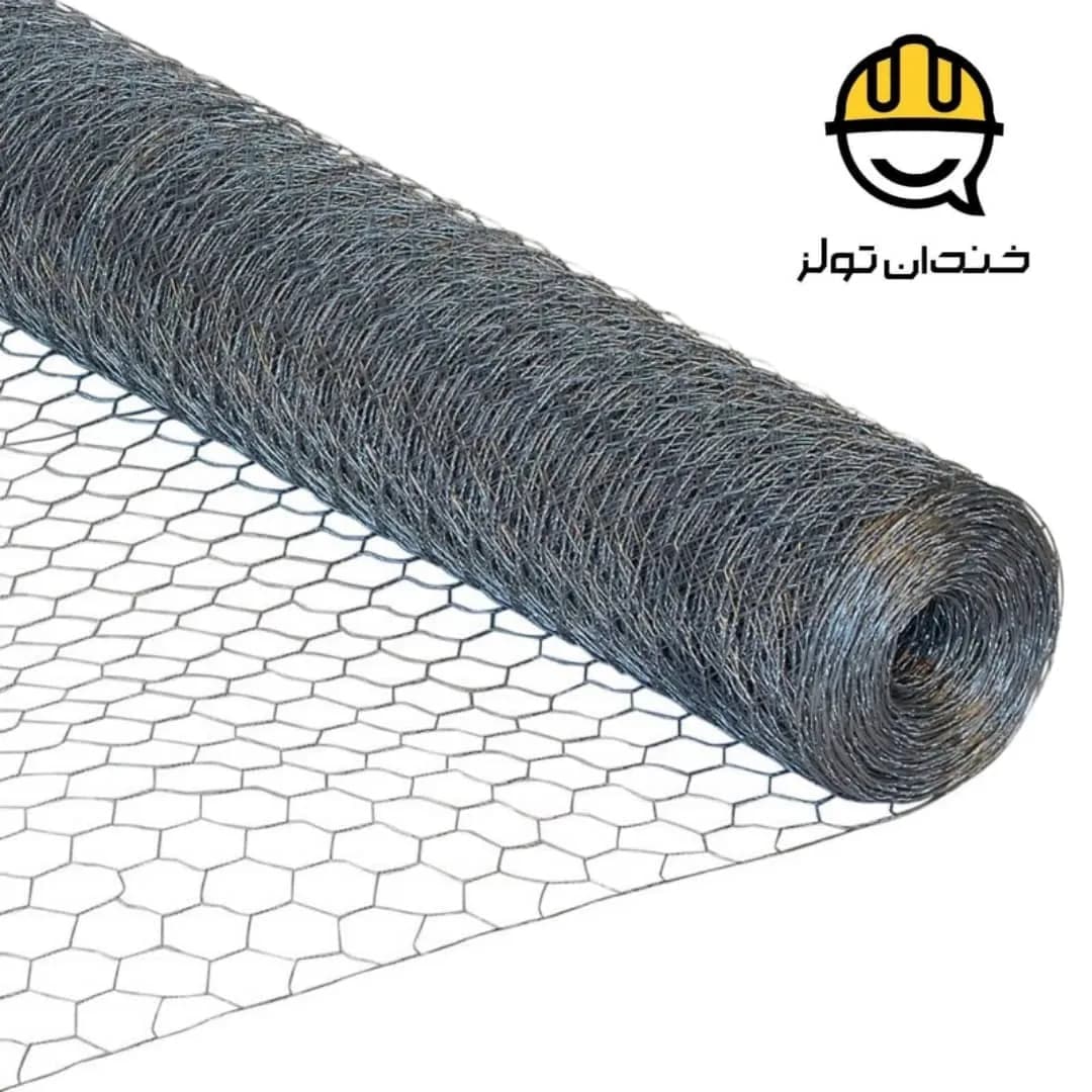 توری مرغی گالوانیزه عرض 90 طول 45 متر یکتا توری