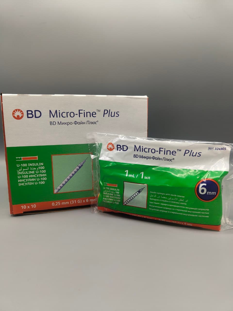 سرنگ انسولین BD اصلی
