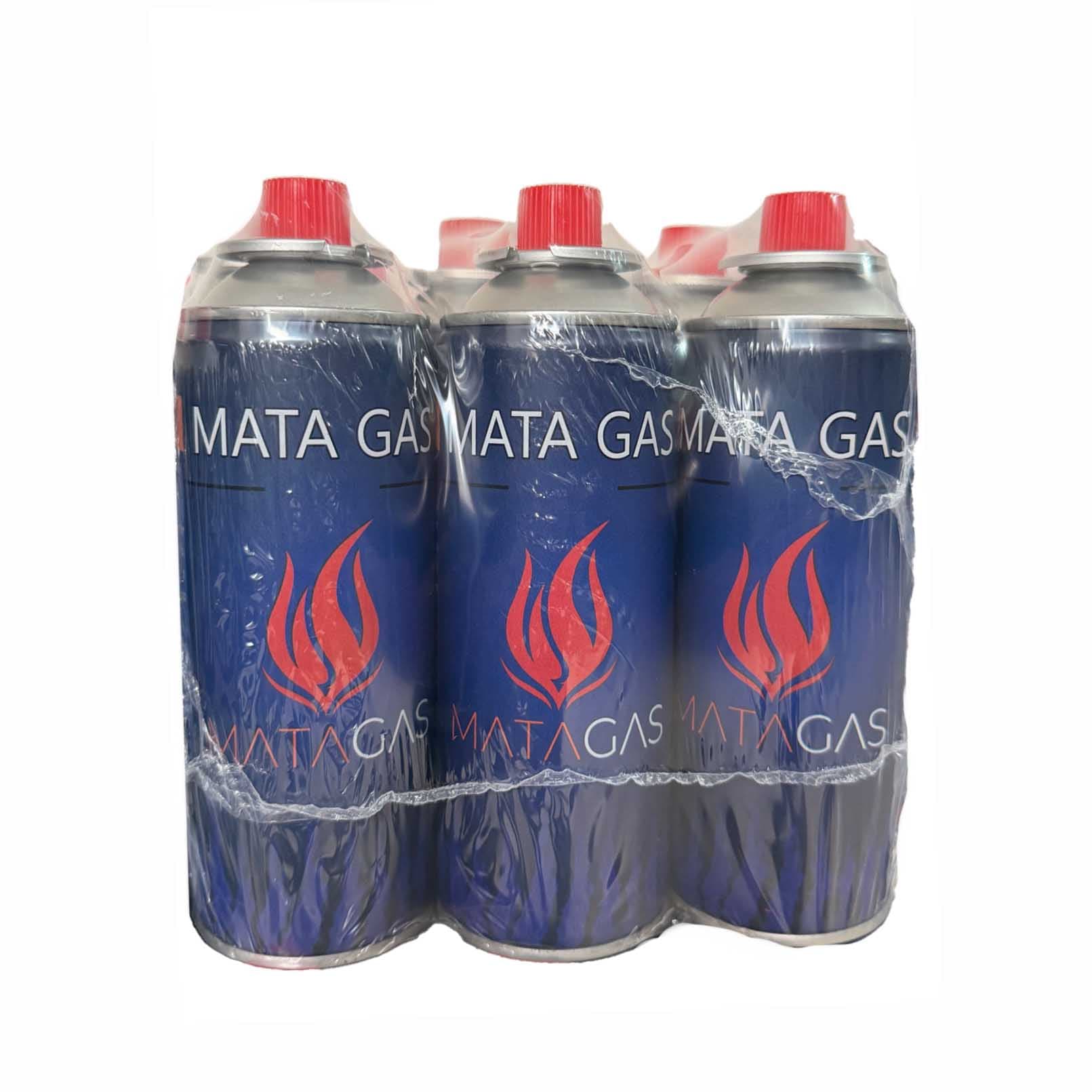 کپسول گاز اجاقی MATA GAS بسته 6 عددی (پسکرایه)ارسال با باربری